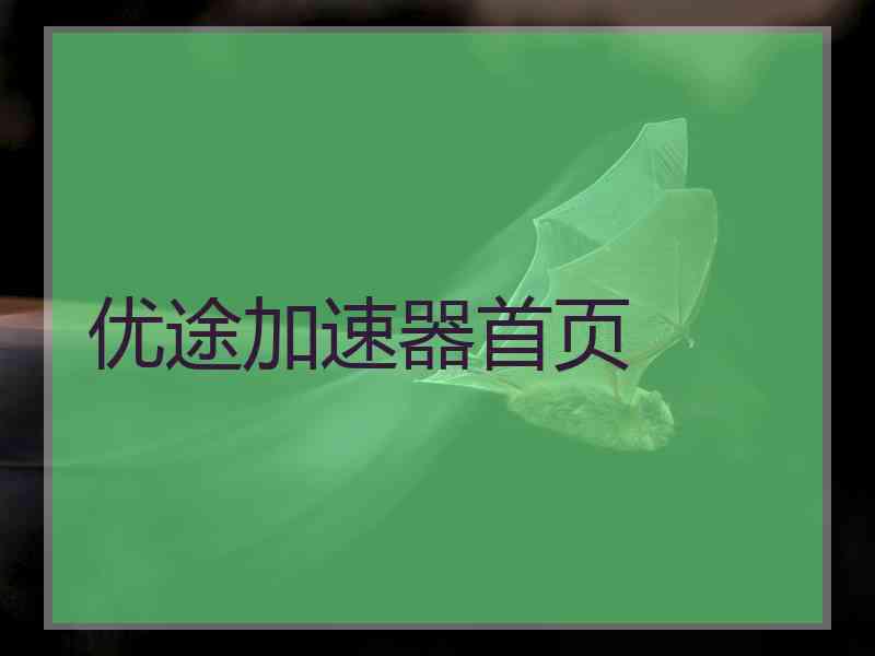 优途加速器首页