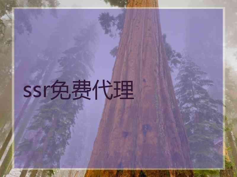 ssr免费代理