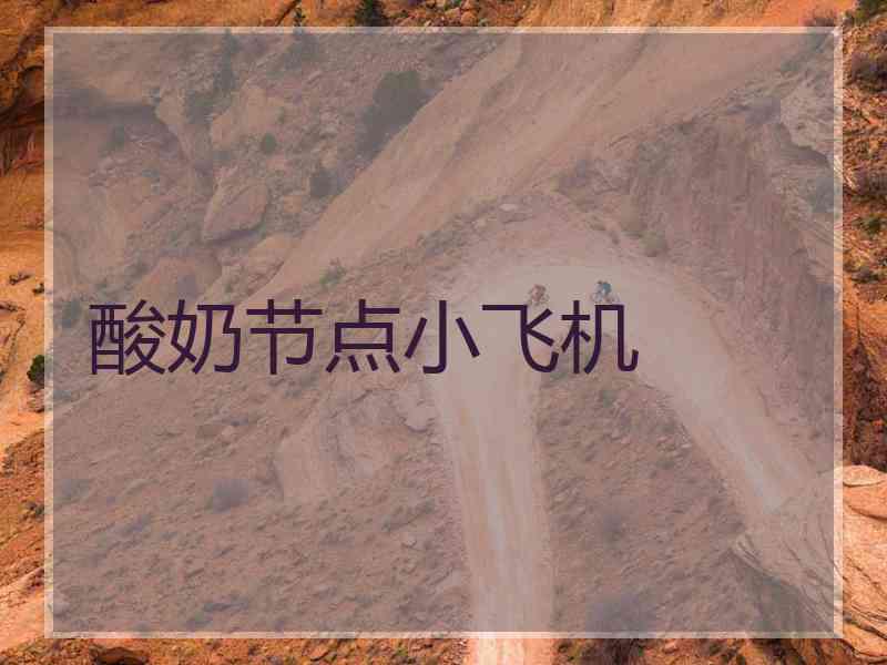 酸奶节点小飞机