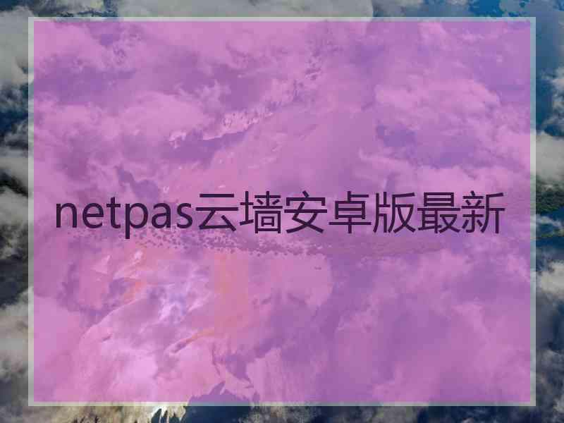 netpas云墙安卓版最新