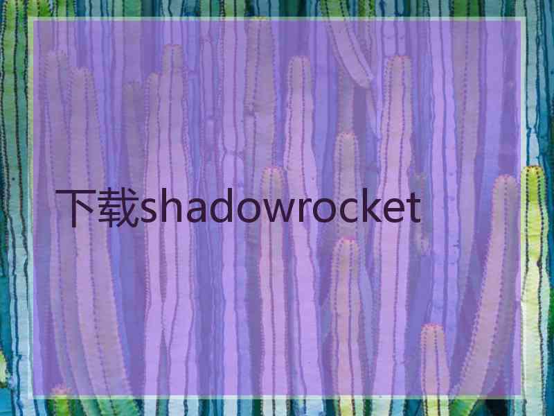 下载shadowrocket