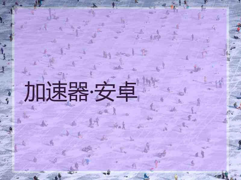 加速器·安卓