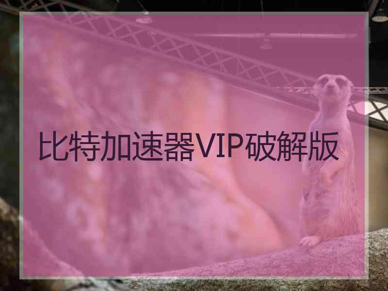 比特加速器VIP破解版