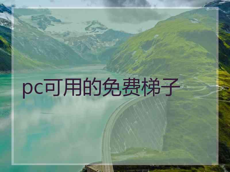pc可用的免费梯子