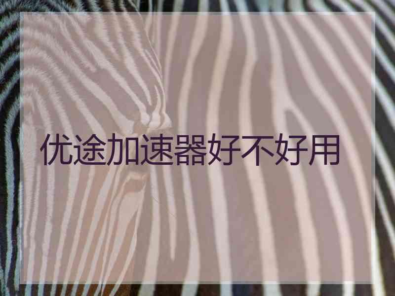 优途加速器好不好用