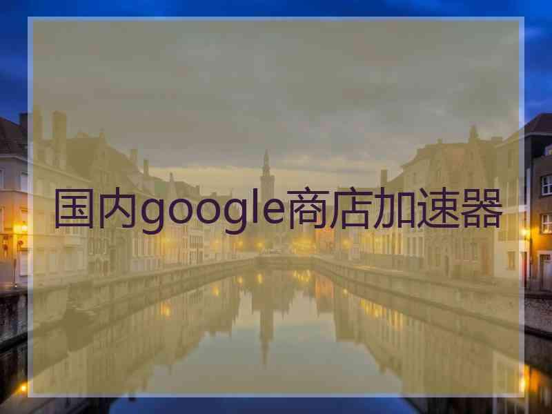 国内google商店加速器