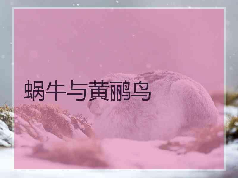 蜗牛与黄鹂鸟
