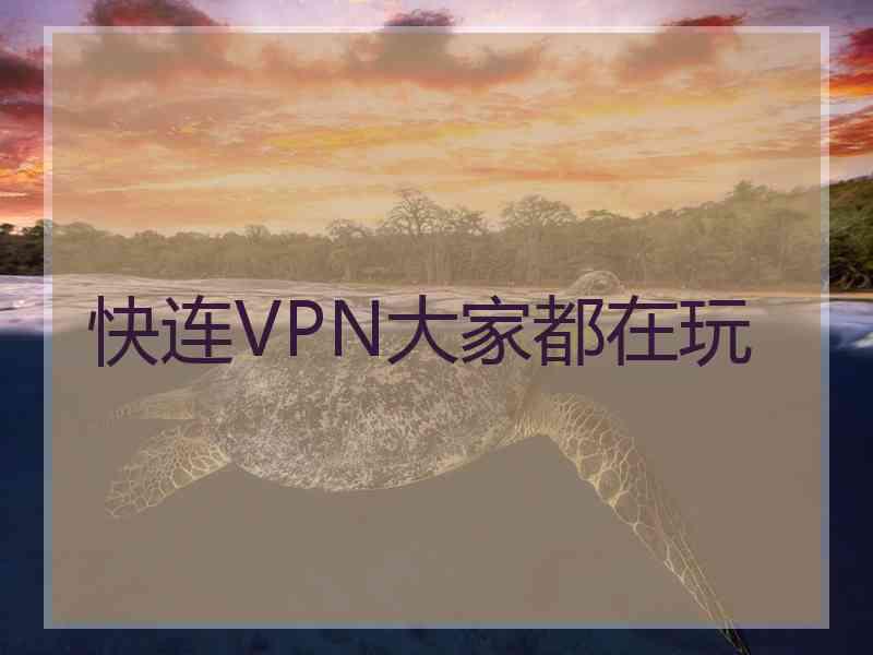 快连VPN大家都在玩