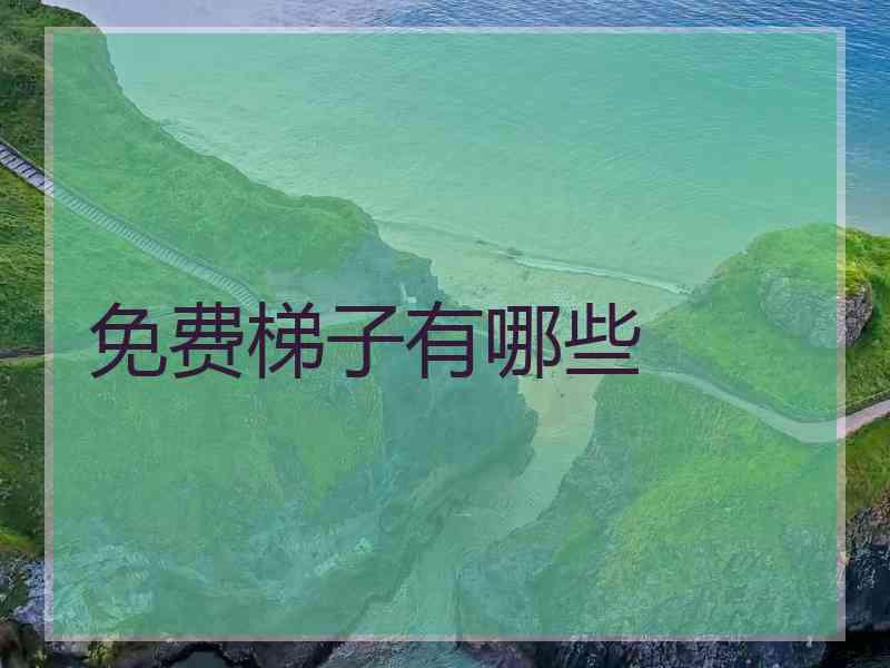 免费梯子有哪些