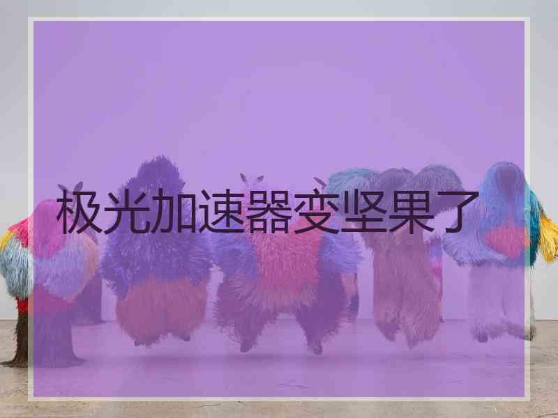 极光加速器变坚果了