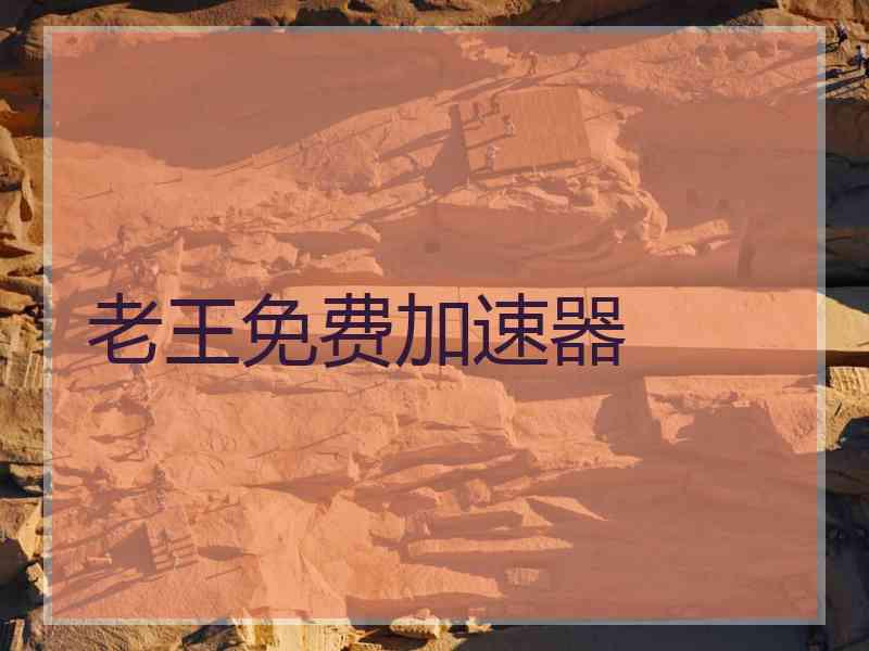 老王免费加速器