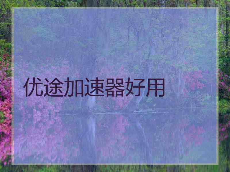 优途加速器好用