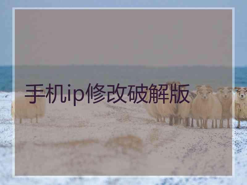 手机ip修改破解版