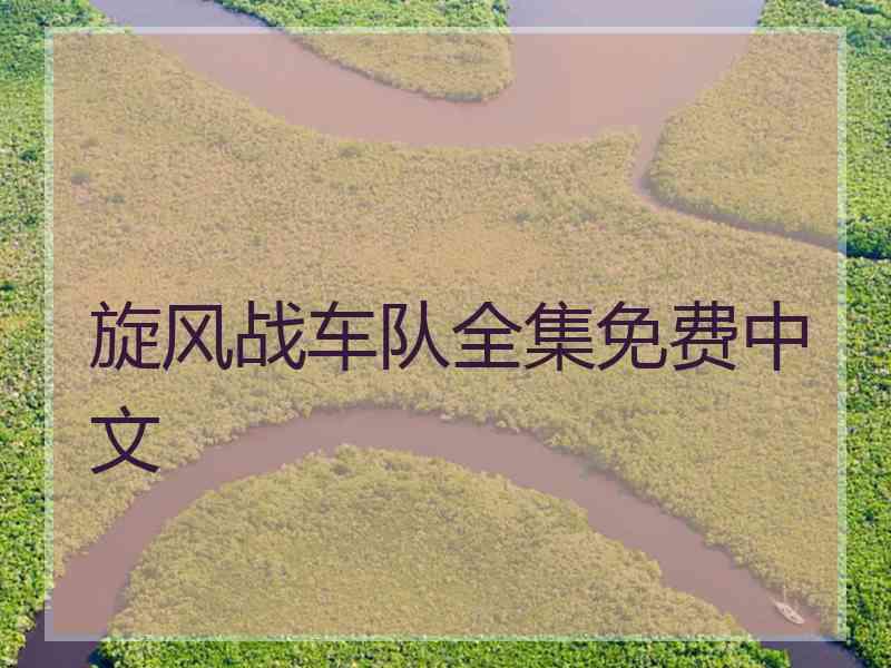 旋风战车队全集免费中文