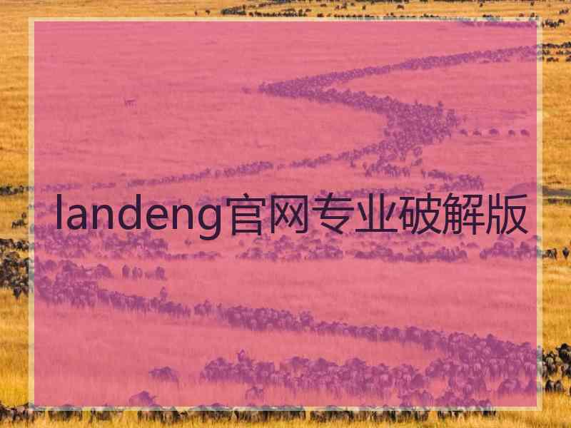 landeng官网专业破解版