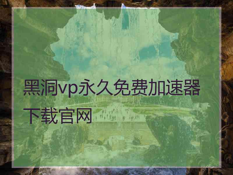 黑洞vp永久免费加速器下载官网