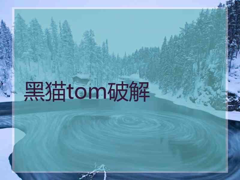 黑猫tom破解