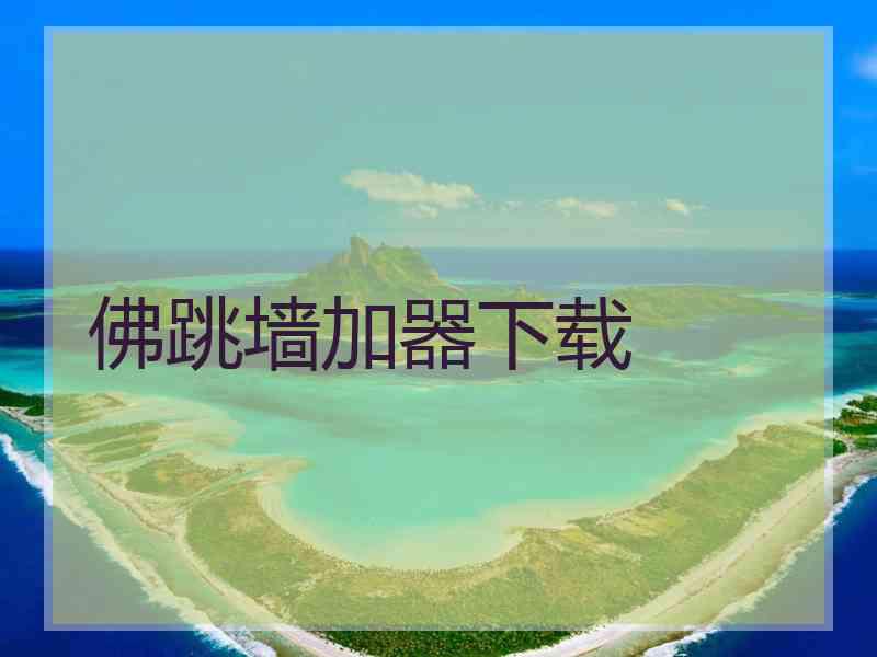 佛跳墙加器下载