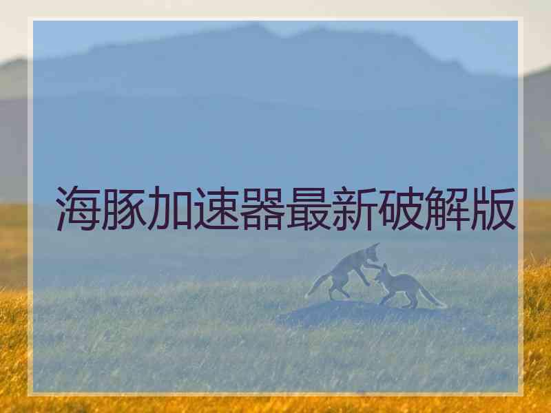 海豚加速器最新破解版