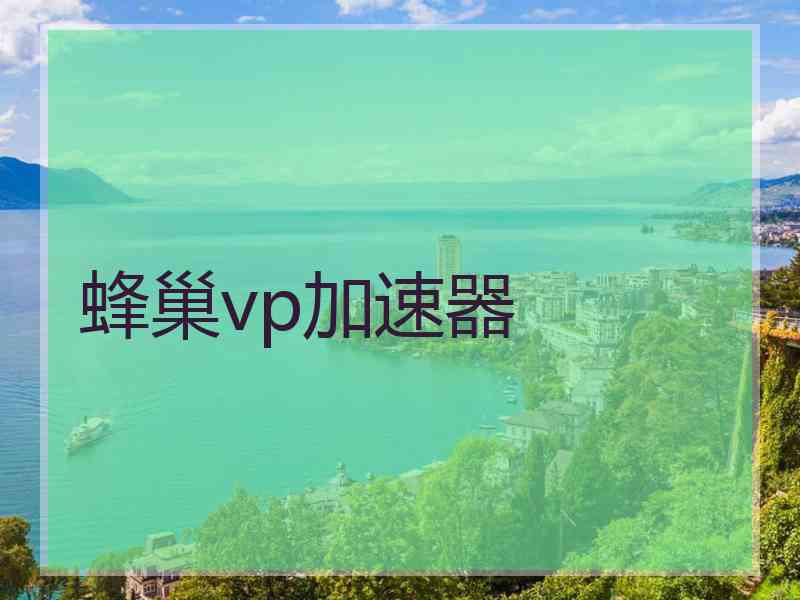 蜂巢vp加速器
