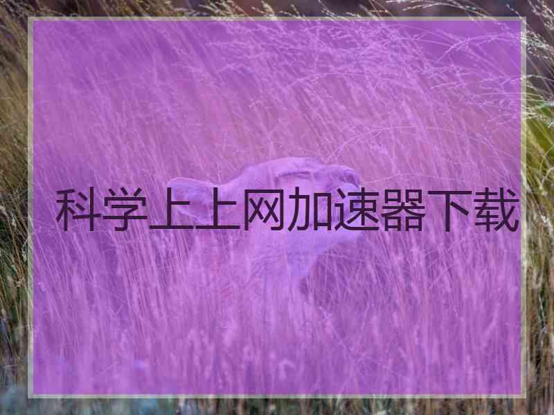 科学上上网加速器下载