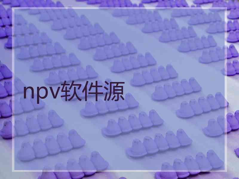 npv软件源
