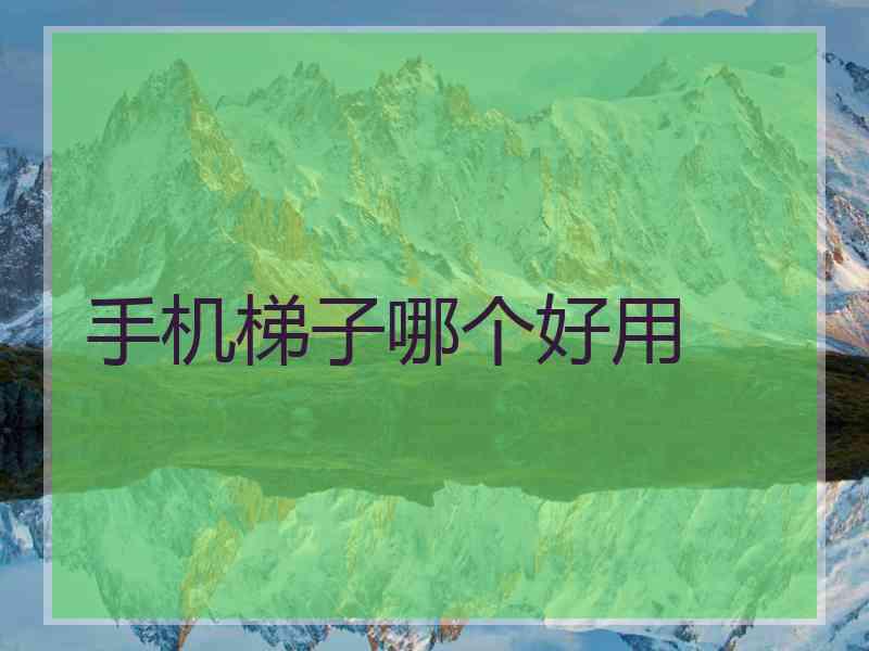 手机梯子哪个好用