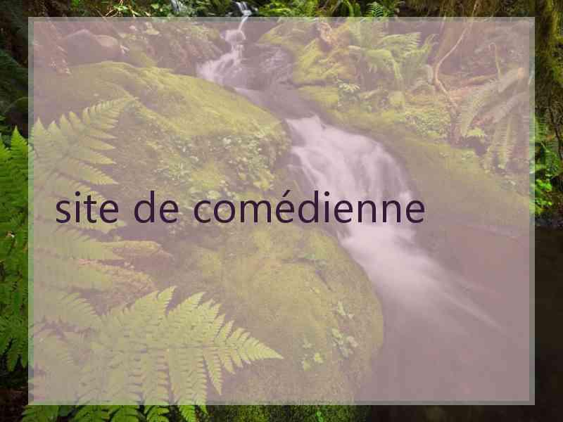 site de comédienne