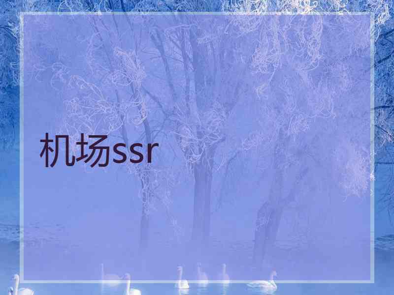 机场ssr