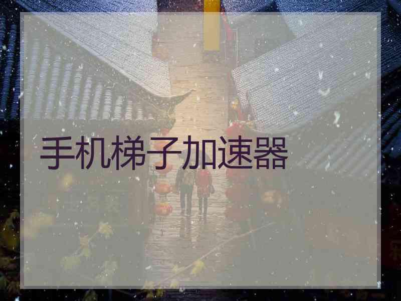 手机梯子加速器