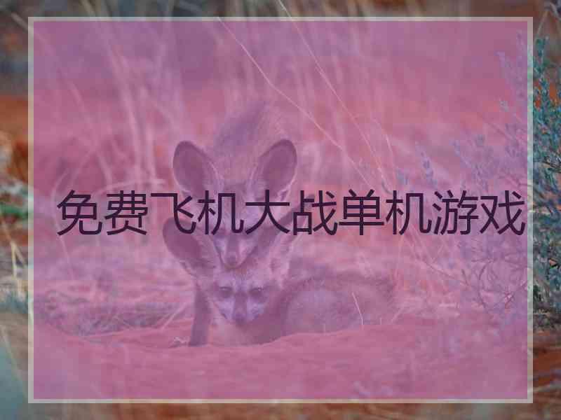 免费飞机大战单机游戏