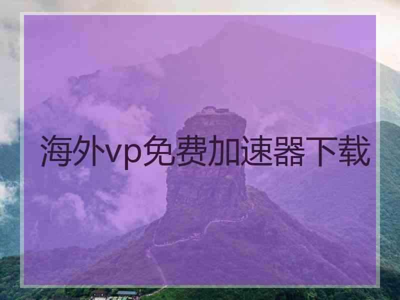 海外vp免费加速器下载