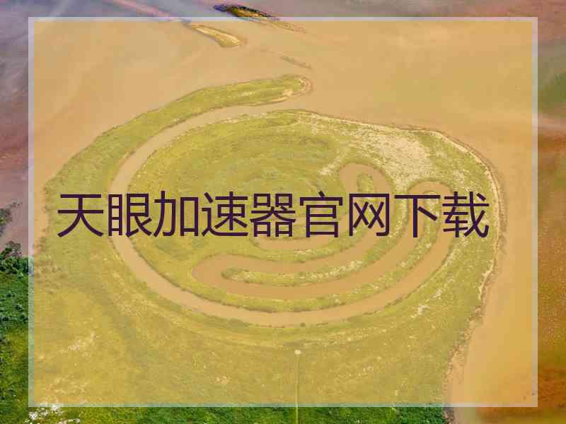 天眼加速器官网下载