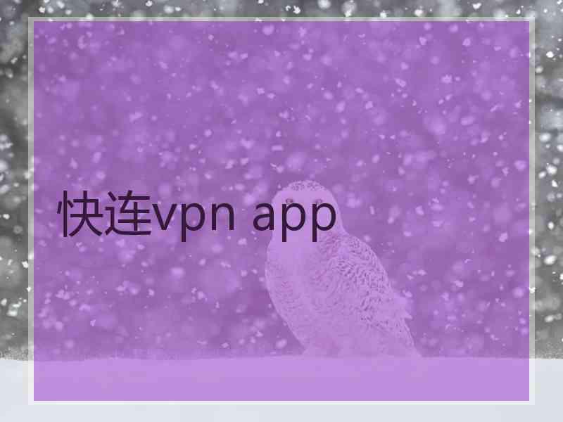 快连vpn app