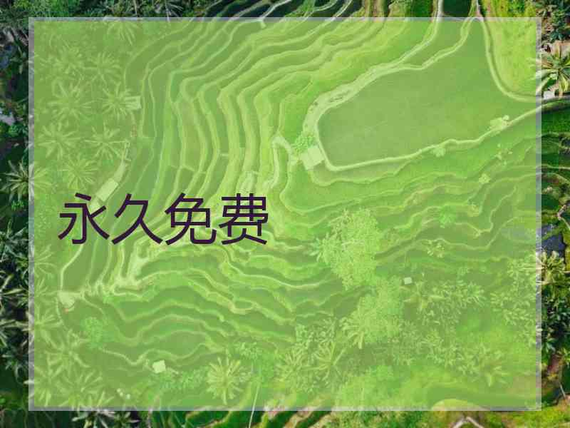 永久免费
