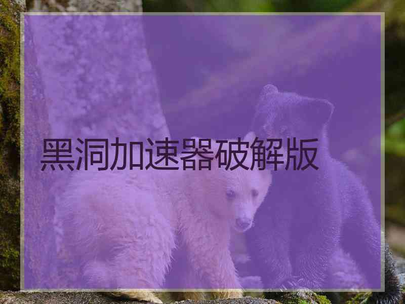 黑洞加速器破解版