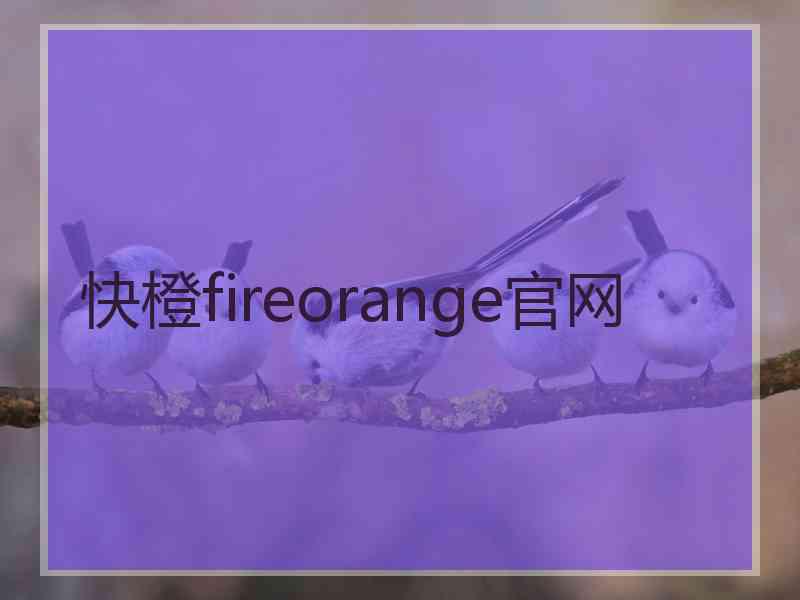 快橙fireorange官网