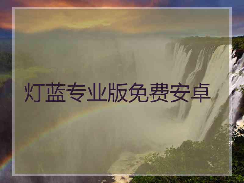 灯蓝专业版免费安卓