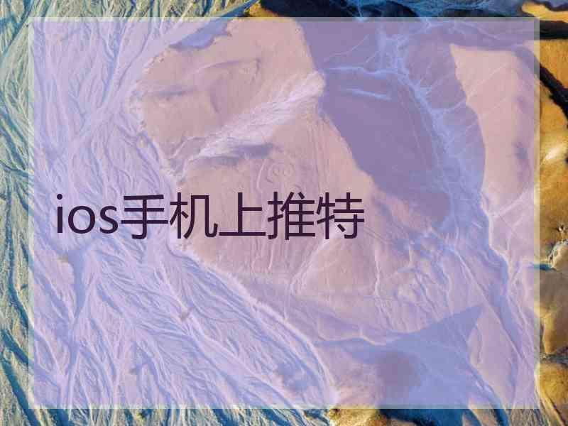 ios手机上推特