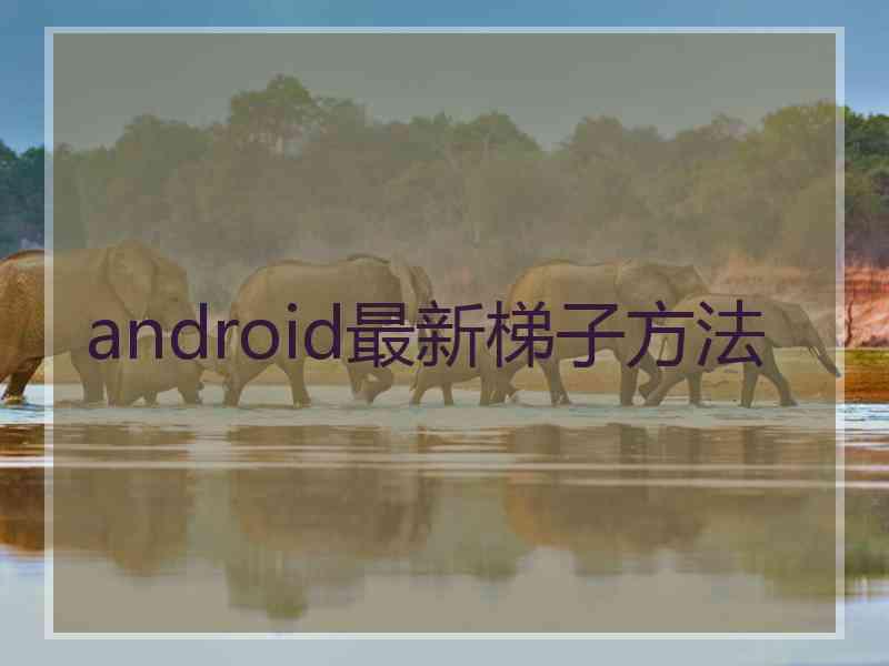 android最新梯子方法