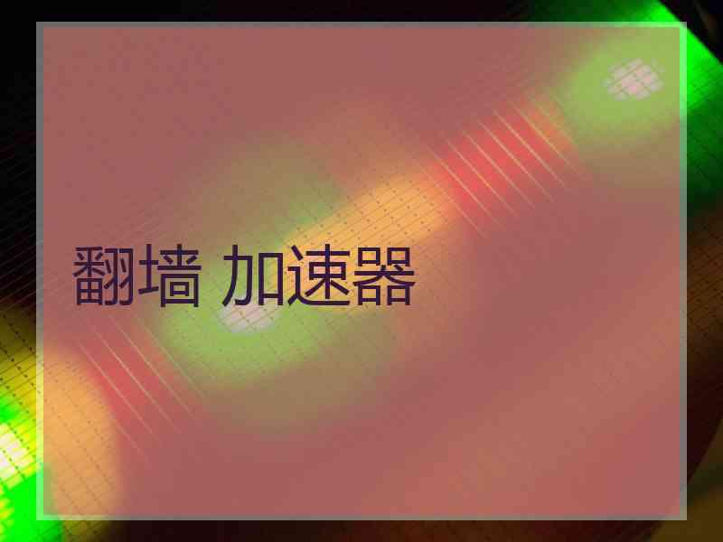 翻墙 加速器
