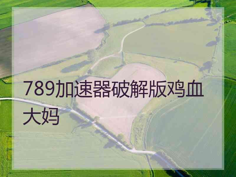 789加速器破解版鸡血大妈