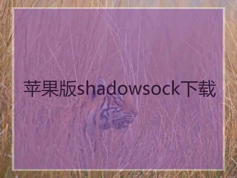 苹果版shadowsock下载