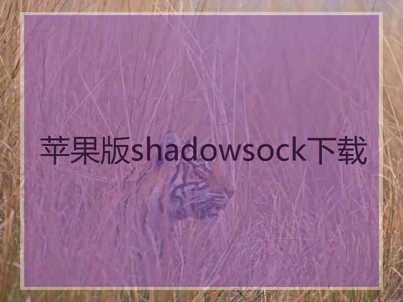 苹果版shadowsock下载