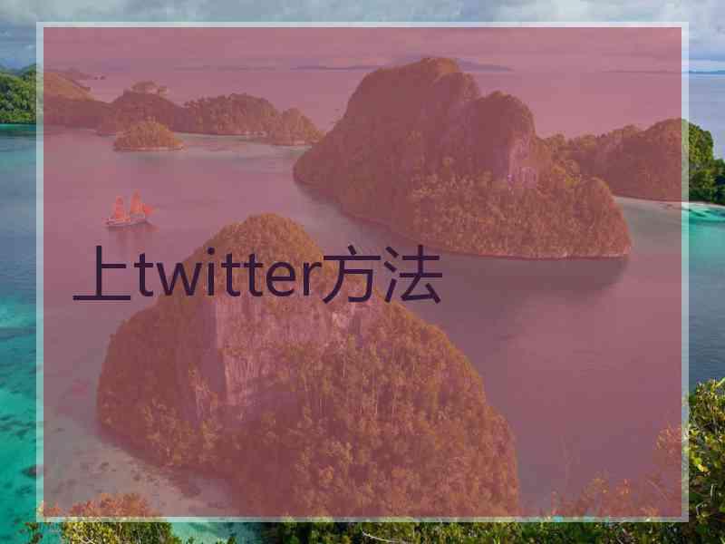 上twitter方法