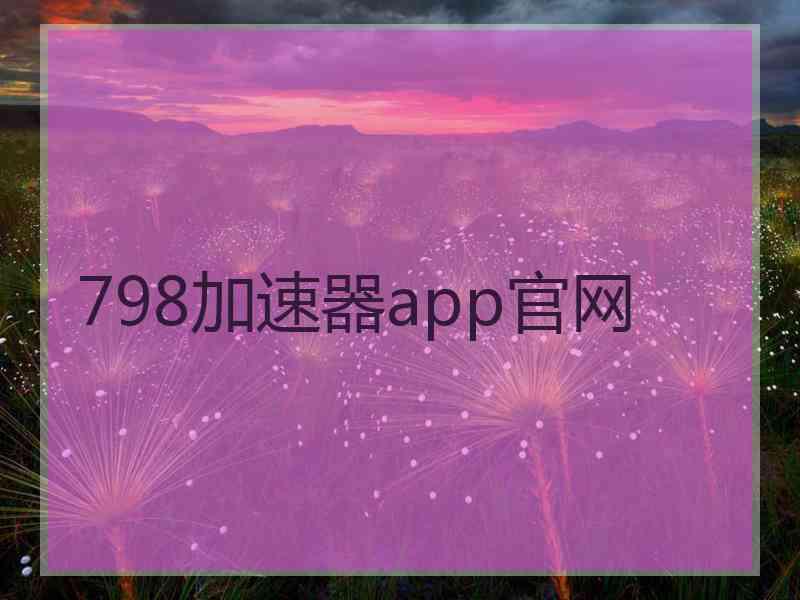 798加速器app官网