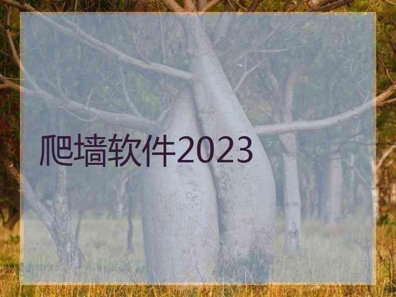 爬墙软件2023
