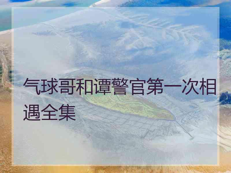 气球哥和谭警官第一次相遇全集