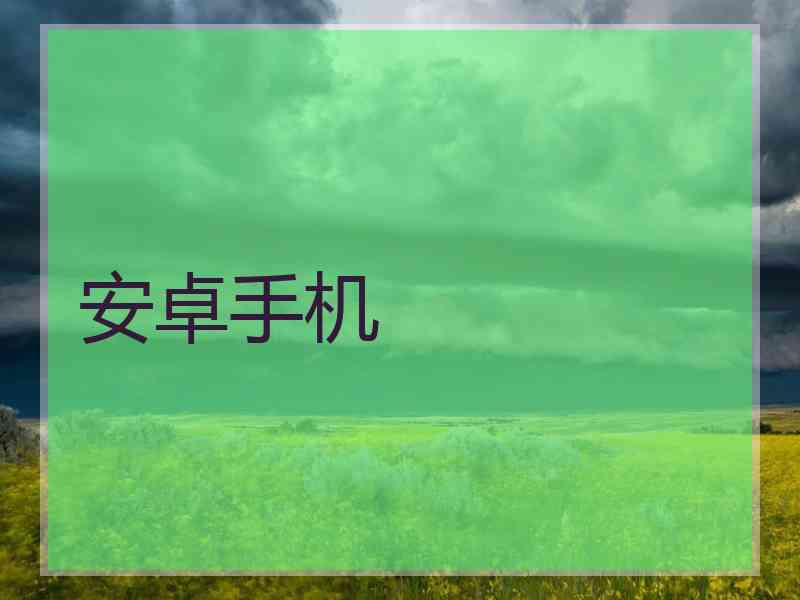 安卓手机