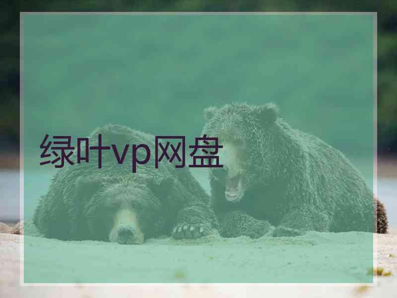 绿叶vp网盘
